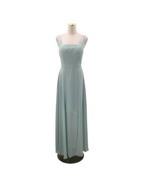AW BRIDAL 6 S sage green formal party wedding bridesmaid maxi dress NEW 0b9